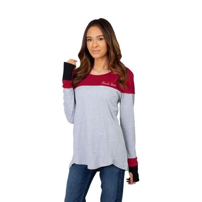 Florida State University Girls Women's Color Block Long Sleeve Top