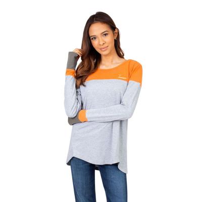 Tennessee University Girls Women's Color Block Long Sleeve Top