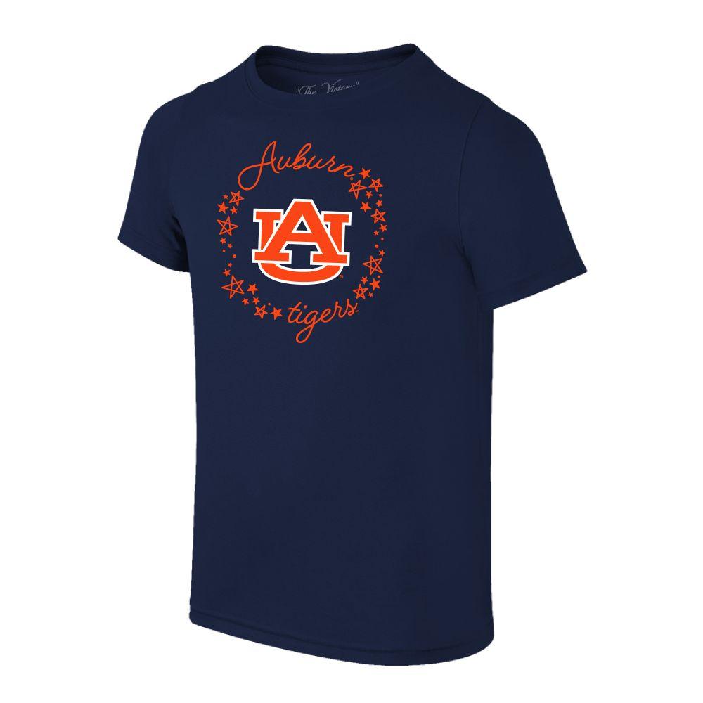 AUB | Auburn YOUTH Logo with Script Circle Tee Shirt | Alumni Hall