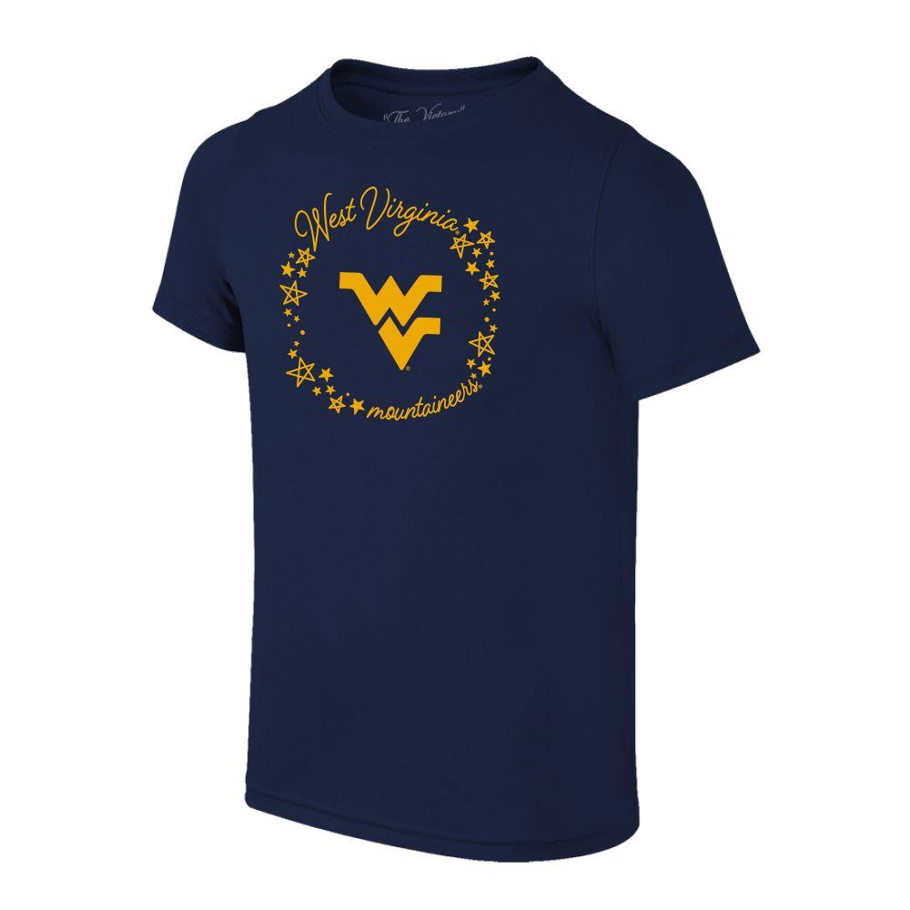 WVU | West Virginia YOUTH Logo with Circle Script Tee Shirt | Alumni Hall