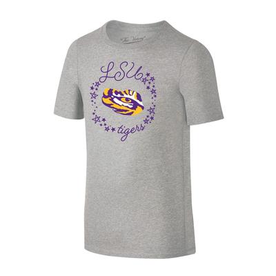 LSU YOUTH Tiger Eye with Script Circle Tee Shirt