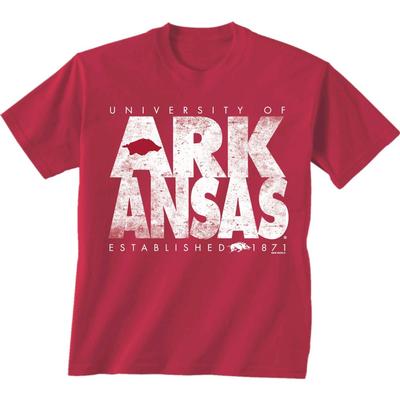 Arkansas University Established Date Short Sleeve Tee