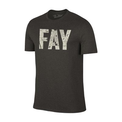 Arkansas Men's Fayetteville City Map Tee