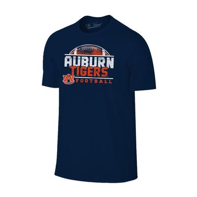 Auburn Men's Football Half Moon Distressed Tee