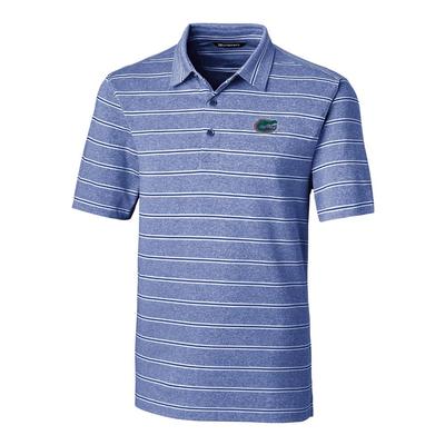 Florida Cutter & Buck Forge Heather Stripe Polo