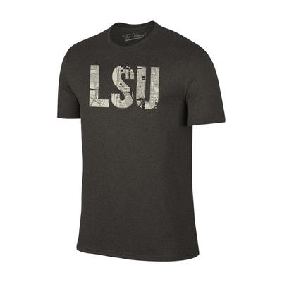 LSU Men's Louisiana City Map Tee