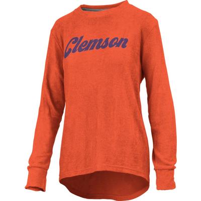 Clemson Pressbox Women's Morganton Cuddle Knit Crew