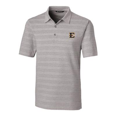ETSU Cutter & Buck Men's Forge Heather Stripe Polo