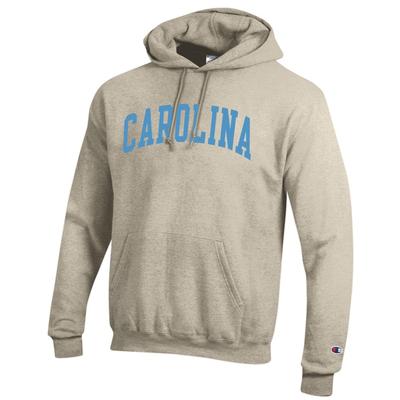 UNC Champion Men's Oatmeal Arch Screen Hoody
