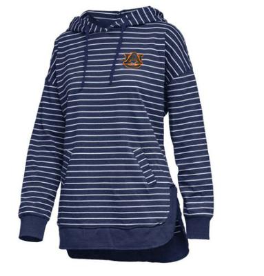 Auburn Pressbox Women's Cara Striped Hoodie