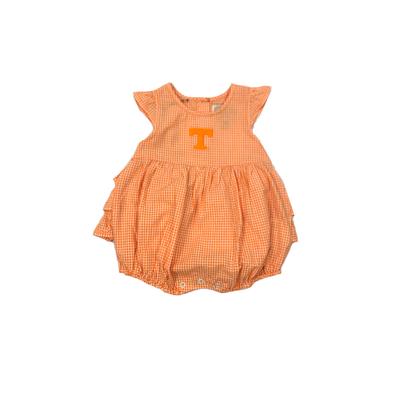 Tennessee Infant Jillian Gingham Ruffle Onesie