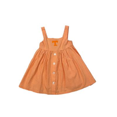 Tennessee Toddler Jillian Gingham Ruffle Dress