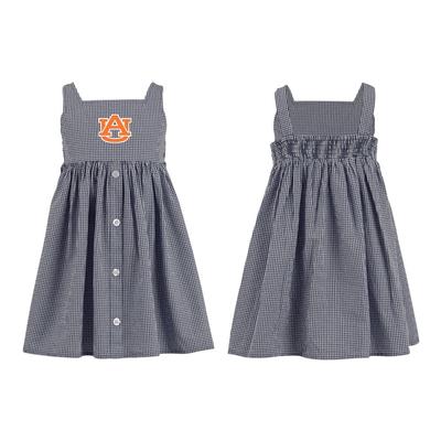 Auburn Toddler Jillian Gingham Ruffle Dress