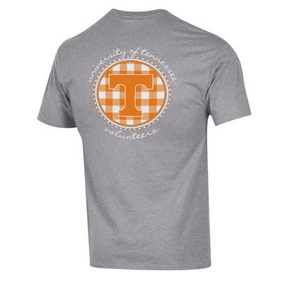Tennessee Champion Women's Gingham Circle Tee