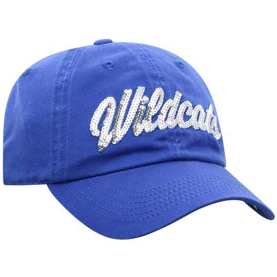 Kentucky Top of the World Women's Sequin Script Adjustable Hat