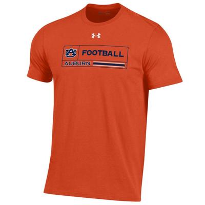 Auburn Under Armour Men's Football Performance Cotton Tee