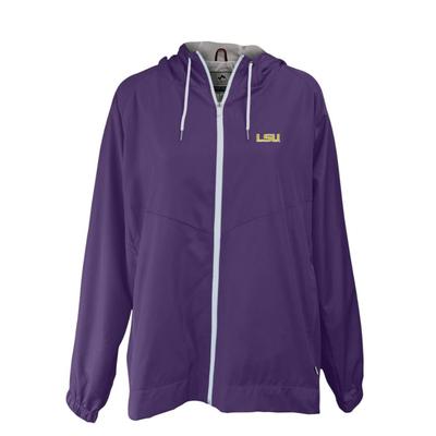 LSU Summit Full Zip Hooded Rain Jacket