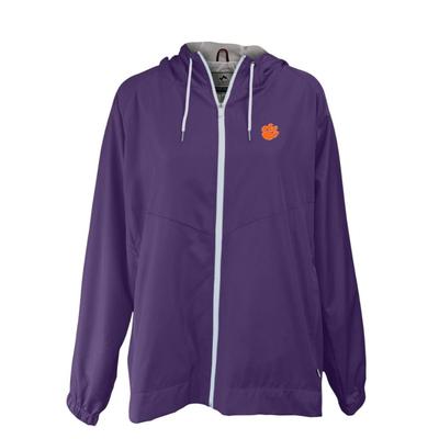 Clemson Summit Full Zip Hooded Rain Jacket