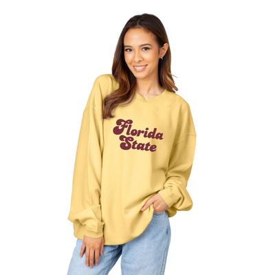 Florida State Chicka-D Women's Vintage Script Corded Sweatshirt