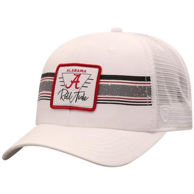Alabama Top of the World Retro Striped Patch Mesh Hat