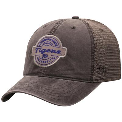 LSU Top of the World Ominous Patch Trucker Hat