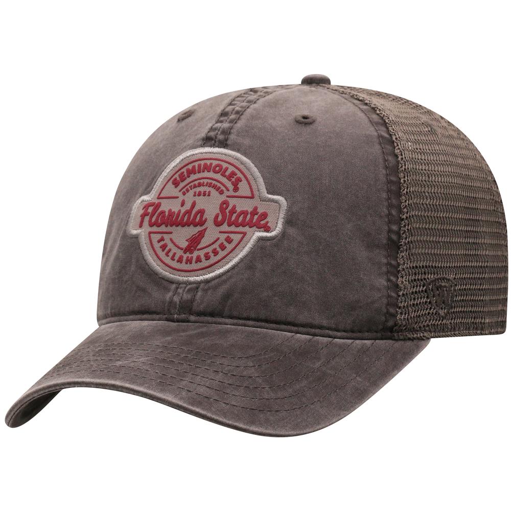 Florida State Top Of The World Ominous Patch Trucker Hat