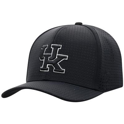 Kentucky Top of the World Black Onefit Vent Mesh Hat