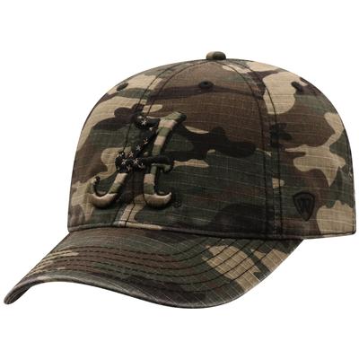 Alabama Top of the World Camo Woodland Flag Logo Hat