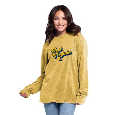 West Virginia Women's Chicka-D Vintage Concert Long Sleeve
