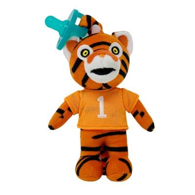 Clemson Gamezies Plush Mascot Pacifier Holder