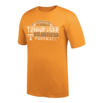 Tennessee Men's Distressed Football Tee