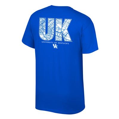 Kentucky Men's Map Initials Tee Shirt
