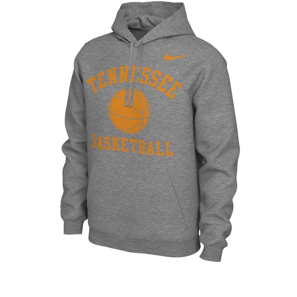 Vols Tennessee Nike Men's Basketball Phys Ed Fleece Hoody Alumni Hall