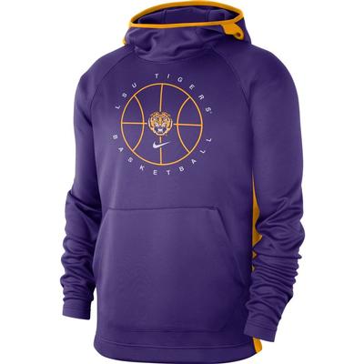 LSU Nike Men's Spotlight Basketball Hoody