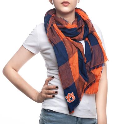 Auburn Tigers Buffalo Check Scarf