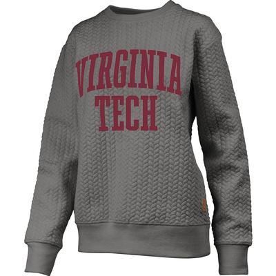 Virginia Tech Banner Elk Cable Knit Crew Sweatshirt