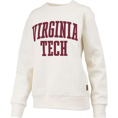 Virginia Tech Banner Elk Cable Knit Crew Sweatshirt