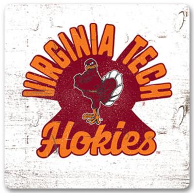 Virginia Tech Legacy Retro Wood Magnet