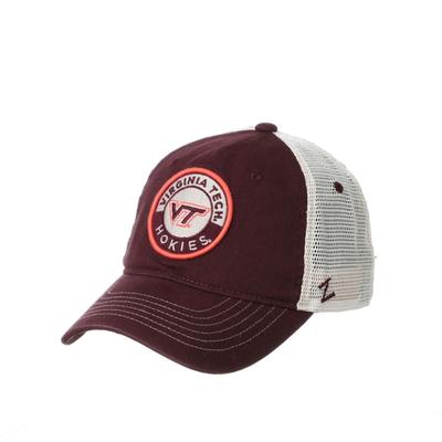 Virginia Tech Circle Embroidered Mesh Hat