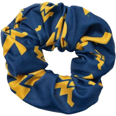 West Virginia Zoozatz Stack Logo Hair Scrunchie