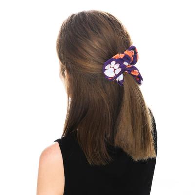 Clemson Zoozatz Stack Logo Hair Scrunchie