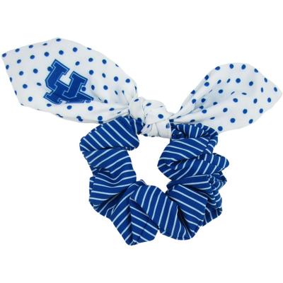 Kentucky Zoozatz Polka Dot Scrunchie with Bow