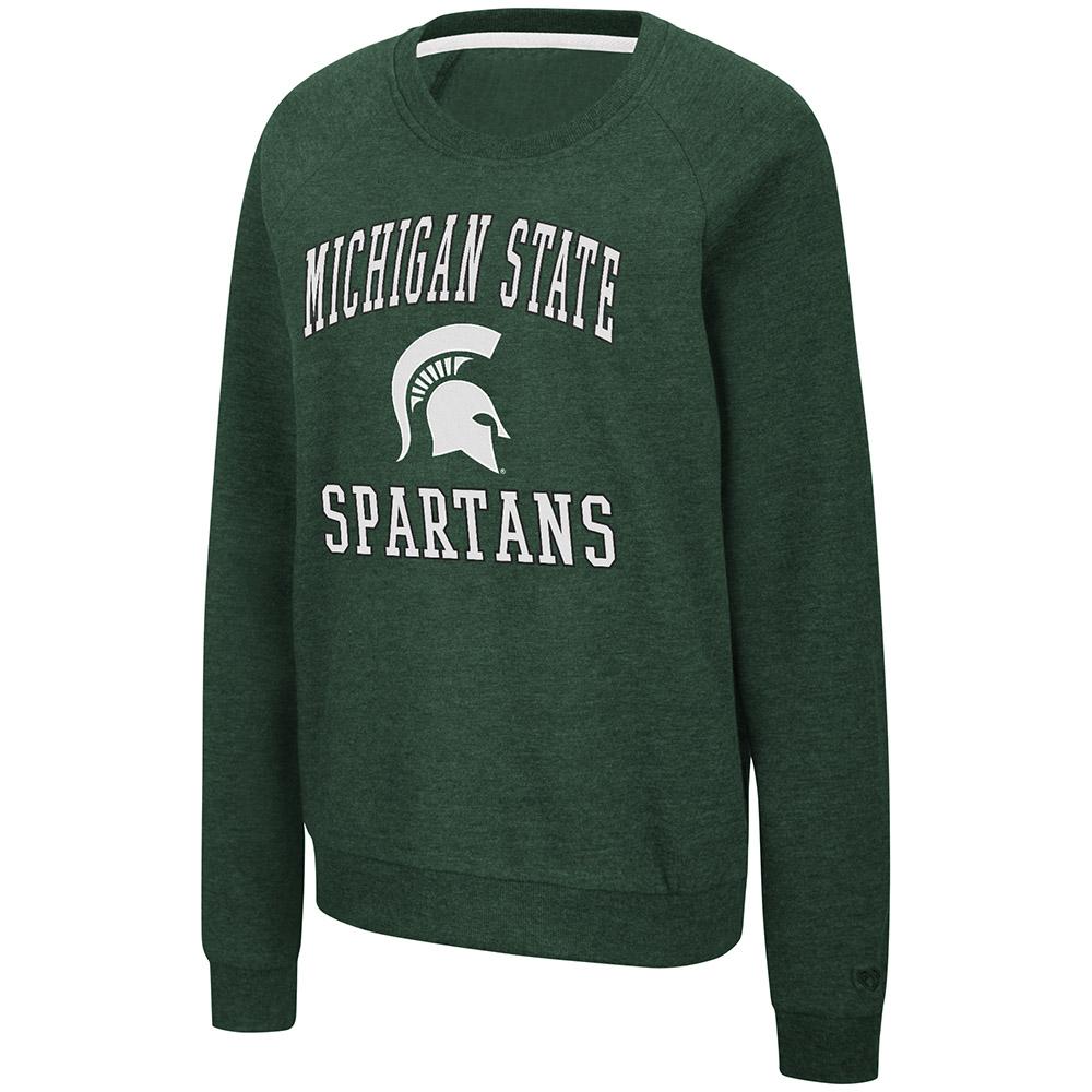 Michigan State Colosseum Women's Genius Fleece Crewneck