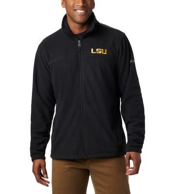 LSU Columbia Men's Flanker III Fleece Jacket - Tall Sizing