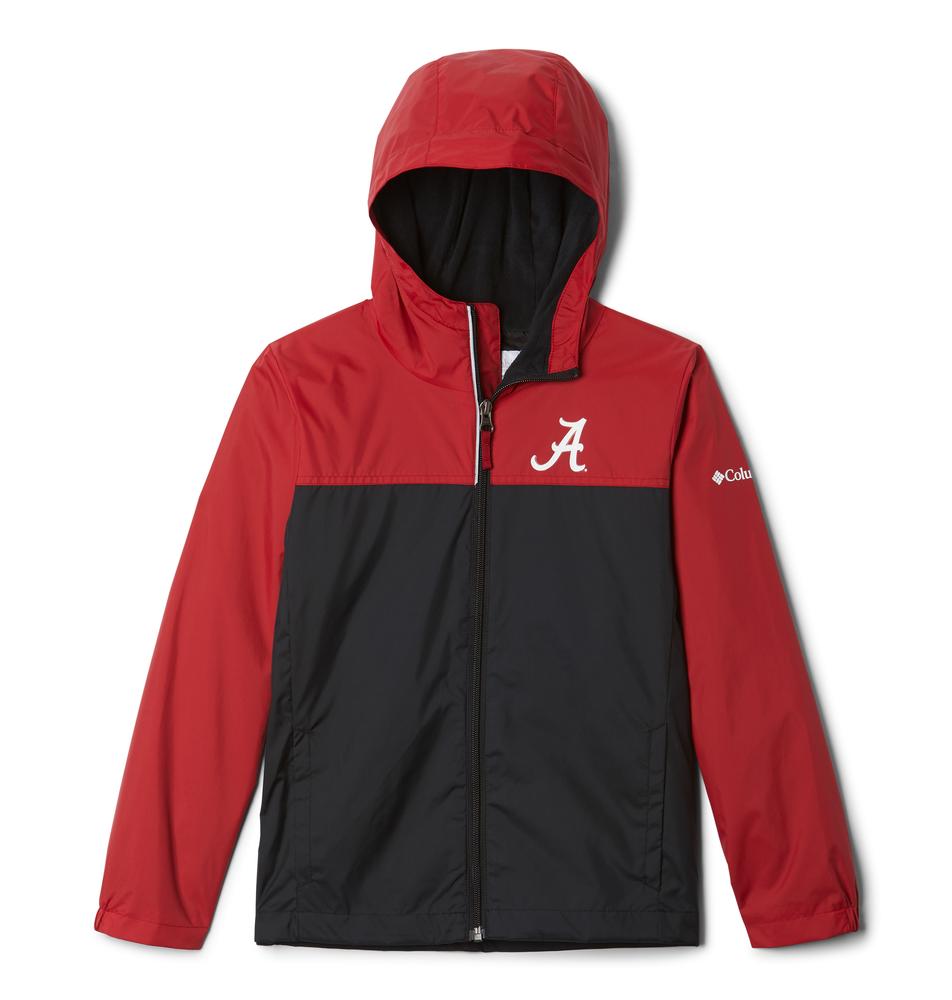 Bama Alabama Columbia YOUTH Zilla Rain Jacket Alumni Hall