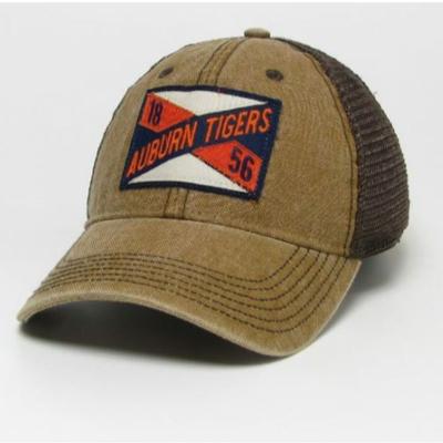 Auburn Legacy Frayed X Patch Trucker Hat