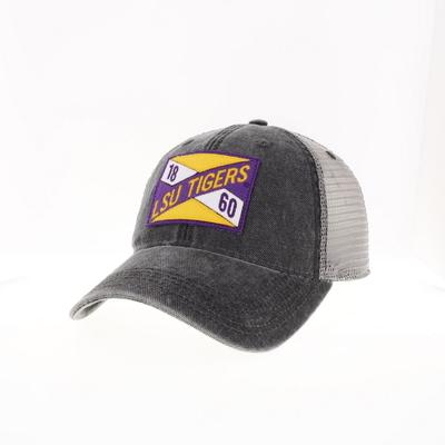 LSU Legacy Frayed X Patch Trucker Hat