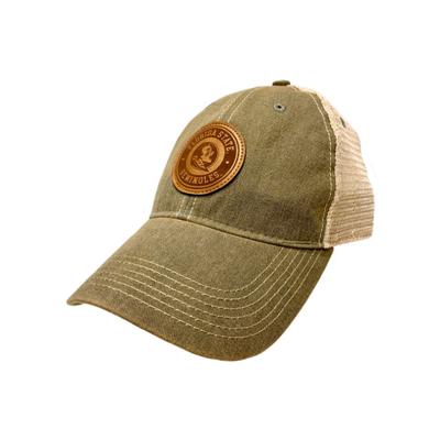 Florida State Legacy Leather Circle Patch Trucker Hat