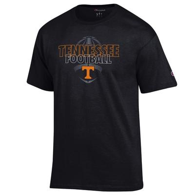 Tennessee Champion Men's Vertical Football Tee Shirt