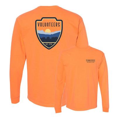 Tennessee Comfort Colors Outdoor Badge Long Sleeve Tee